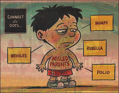 Measles cartoon